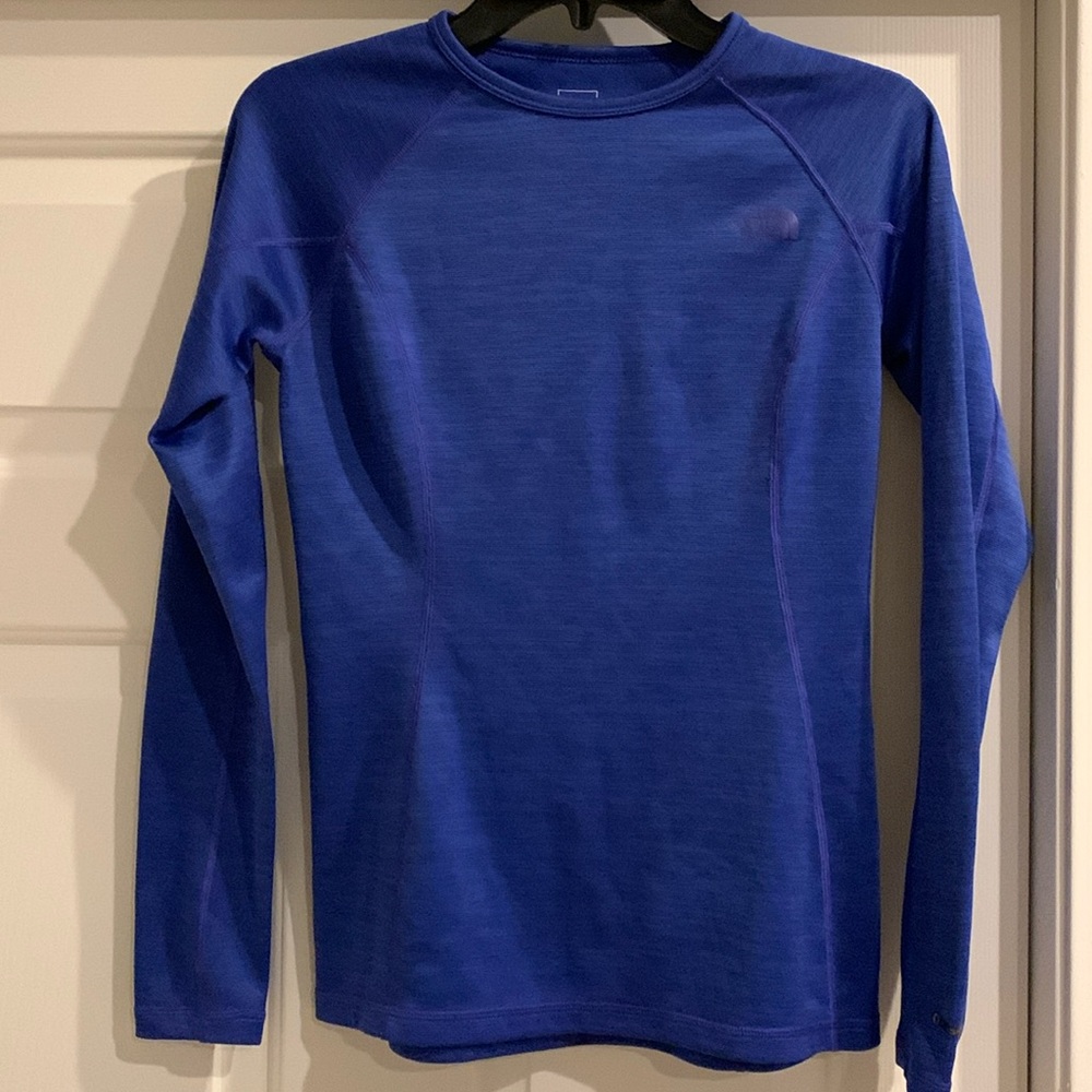 The north face blue long sleeve top. Size small